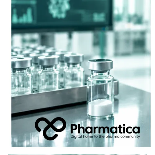 Pharmatica image of an ADC manufacturing facility showing antibody-drug conjugate drug product production and pharmaceutical processing equipment.
