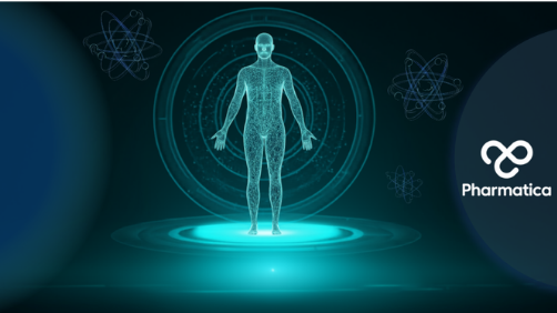Digital human body visualisation representing Midjourney Medical, showcasing AI-powered whole-body imaging, preventative healthcare technology, advanced medical scanning, and personalised health intelligence.