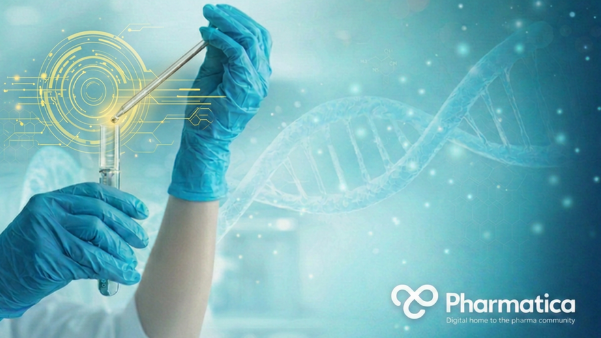 Pharmatica image representing AI in cell and gene therapy development success through improving drug discovery, viral vector engineering, manufacturing, and predictive quality control.