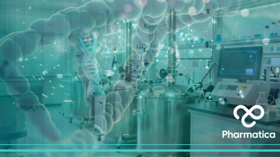 Laboratory illustrating next-generation sequencing cell line development for biologics manufacturing, highlighting DNA analysis, genomic characterisation, bioprocess development, Quality by Design, and pharmaceutical manufacturing innovation.