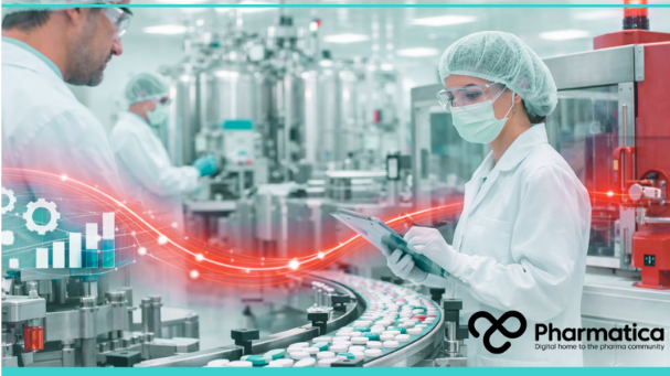 Pharmatica image of regulatory inspectors reviewing digital drug manufacturing systems in a pharmaceutical production facility, illustrating the FDA PreCheck Pilot Program, manufacturing readiness, U.S. domestic drug manufacturing, and advanced pharmaceutical manufacturing.