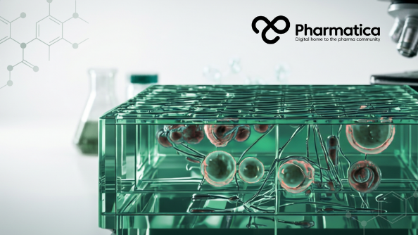 Pharmatica hyper-realistic image of a human organ-on-chip platform with cultured cells used for non-animal testing in drug discovery in order to determine preclinical toxicity in a pharmaceutical research laboratory. 
