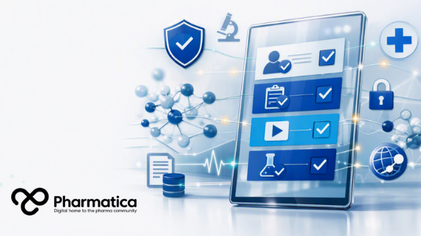 Pharmatica image representing informed consent in clinical trials with digital eConsent technology, participant engagement, clinical research ethics, transparent communication, and modern clinical trial management.