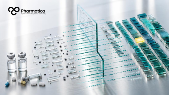Pharmatica image showing scattered sponsor trial data becoming a structured analysis-ready dataset in silver and teal, representing CRO data quality and MIDD.