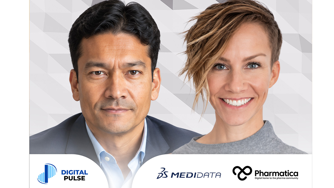 Deepankar Nayak speaking with Lisa Moneymaker, Chief Operating and Strategy Officer at Medidata, about AI adoption and clinical trial innovation on Pharmatica Digital Pulse.
