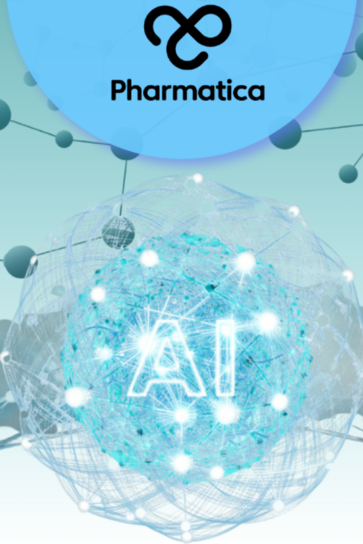 Healthcare AI investment visualisation showing an advanced artificial intelligence network connected to pharmaceutical research, molecular data, and digital health systems. The image represents AI investment trends in healthcare, pharmaceutical innovation, biotech intelligence, machine learning in drug discovery, and the future of healthcare technology.
