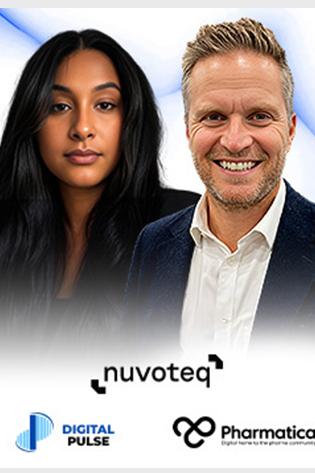 Trisha Pillay interviewing Adriaan Kruger, CEO of nuvoteQ, on Digital Pulse, discussing clinical research digitisation in Africa.