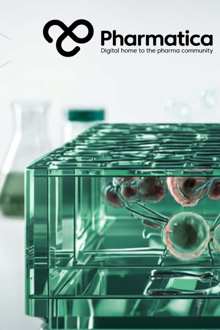 Pharmatica hyper-realistic image of a human organ-on-chip platform with cultured cells used for non-animal testing in drug discovery in order to determine preclinical toxicity in a pharmaceutical research laboratory. 