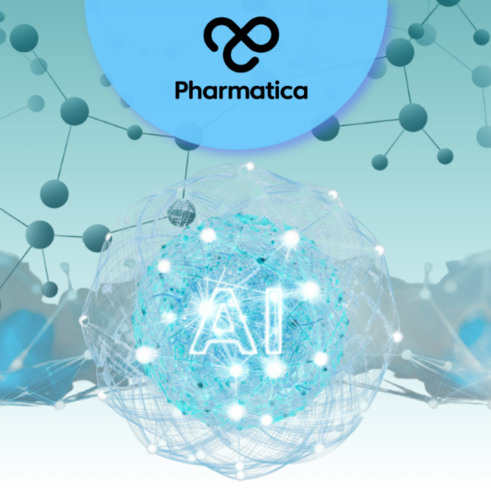 Healthcare AI investment visualisation showing an advanced artificial intelligence network connected to pharmaceutical research, molecular data, and digital health systems. The image represents AI investment trends in healthcare, pharmaceutical innovation, biotech intelligence, machine learning in drug discovery, and the future of healthcare technology.