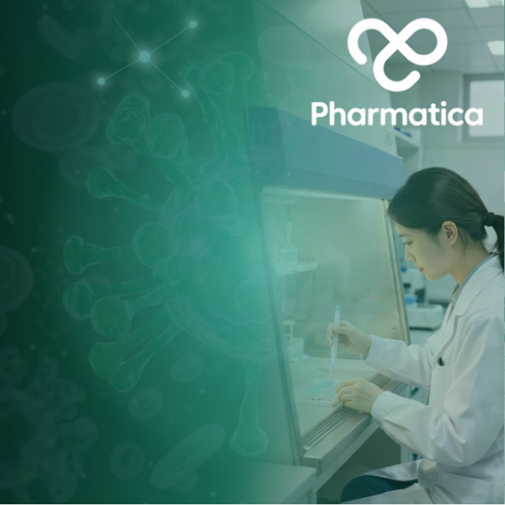 Oncology researcher performing preclinical pharmacology testing for new molecular entities (NMEs), illustrating oncology drug development, translational research, biomarker discovery, and advanced preclinical model optimisation.