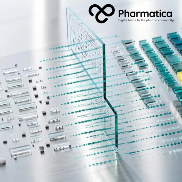 Pharmatica image showing scattered sponsor trial data becoming a structured analysis-ready dataset in silver and teal, representing CRO data quality and MIDD.