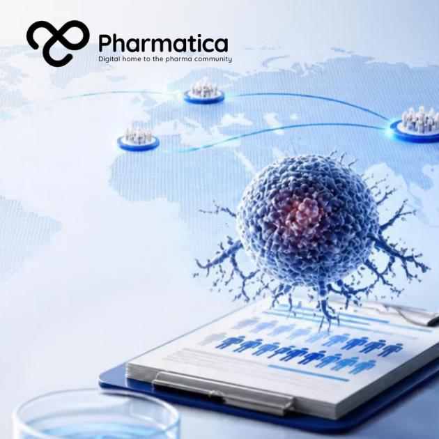 Pharmatica image showing global clinical trial pathways connecting Chinese, European, and North American patient populations in ivonescimab development.
