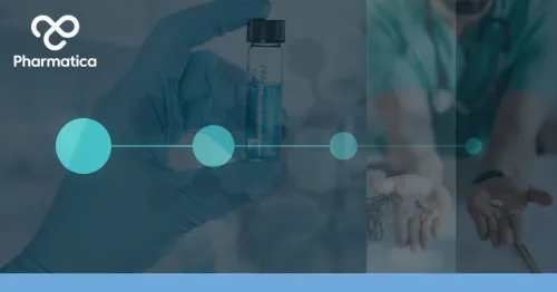Drug development concept showing laboratory research, molecular science, and patient outcomes, representing the interconnected drivers of Clinical Trial Success Rates in modern pharmaceutical innovation.
