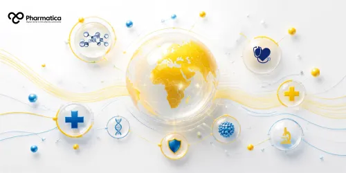 Pharmatica image illustrating AI governance, scientific collaboration, digital health innovation, and global health technology for responsible AI in global healthcare through the Anthropic and Gates Foundation partnership.