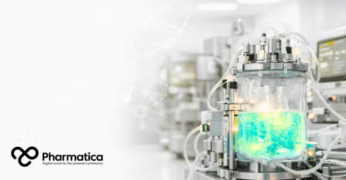 Pharmatica image of AI in cell and gene therapy manufacturing using an intelligent bioreactor to optimise digital biomanufacturing, process control, and Quality-by-Design. 