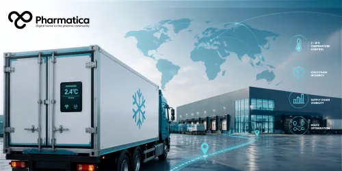 Pharmatica image of pharmaceutical cold chain optimisation using temperature-controlled logistics, monitoring, and supply chain technology.