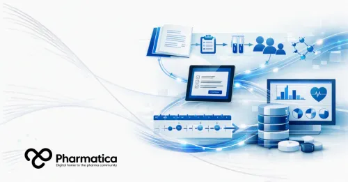 Pharmatica image representing patient and public involvement in clinical trials through patient-centred study design, informed consent, recruitment, clinical research workflows, and transparent reporting.