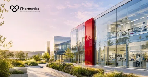Pharmatica image of a modern biotechnology research facility representing European life sciences innovation and competitiveness.