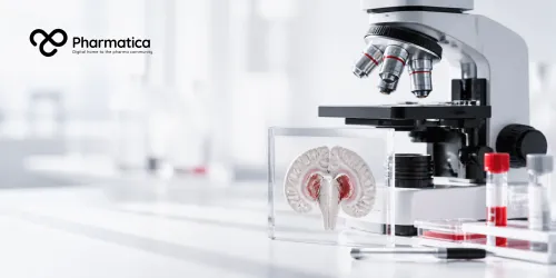 Pharmatica image of precision laboratory equipment representing scientific evidence generation for Alzheimer’s prevention trials.